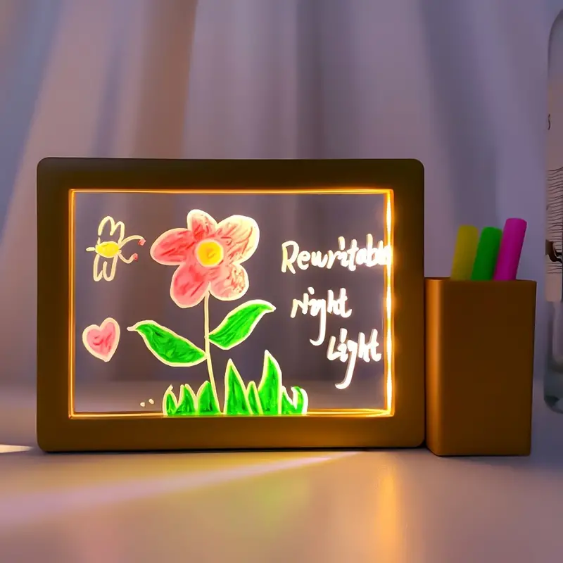 "Glow & Write: The Magical Message Board Night Light"